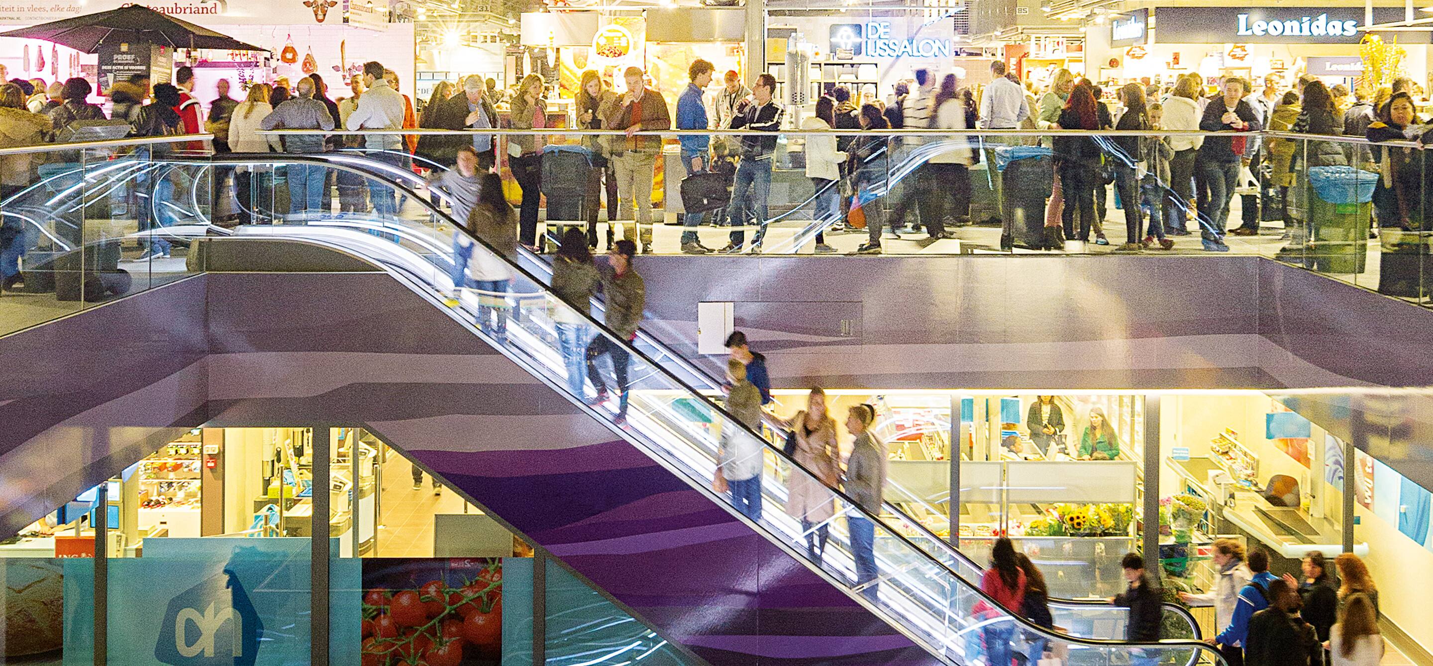 KONE People Flow in Markthal Rotterdam